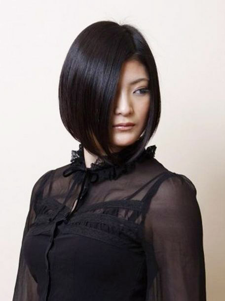 begitu juga dengan ciri khas rambut yang elok Under Cute Style -  Gaya Rambut Pendek Wanita Asia Modern
