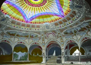 cathedral with rainbow ceiling