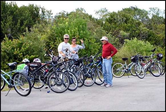 14 - At the tower - park bikes and bill will watch