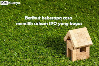 Cara memilih saham IPO yang bagus