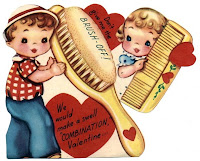 Vintage valentine card to send online