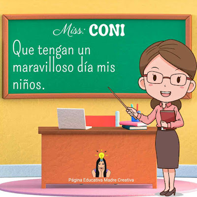PIN Nombre Coni - Miss Teacher Coni para imprimir