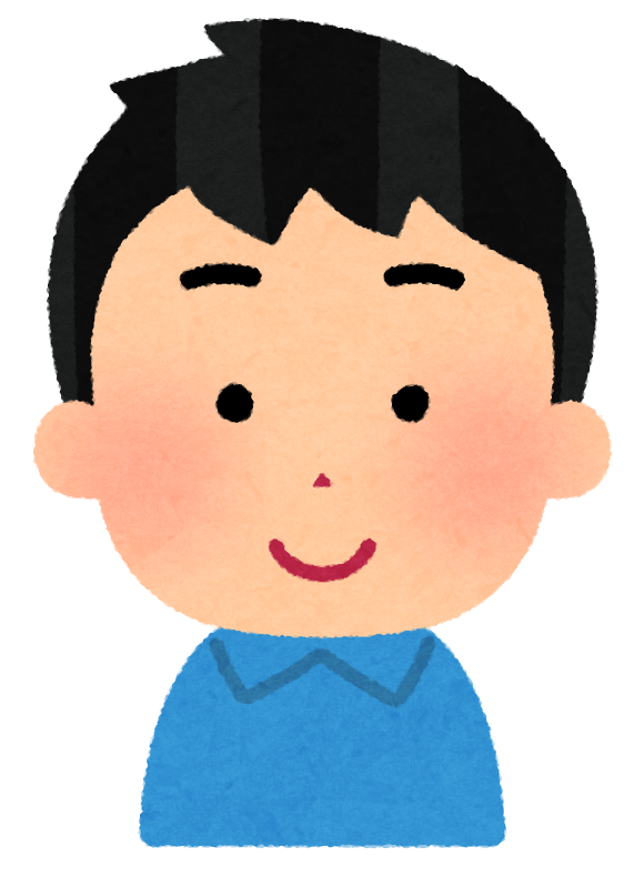 黒い髪の男の子のイラスト かわいいフリー素材集 いらすとや