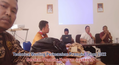Technical Meeting Perkemahan Pramuka 2022