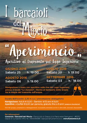  Aperimincio : aperitivo al tramonto sul Lago Superiore