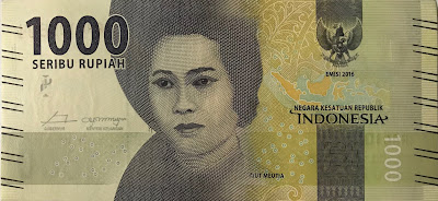 1000 Rupiah Indonesia banknote