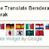 Membuat Widget Google Translate Bendera Bergerak