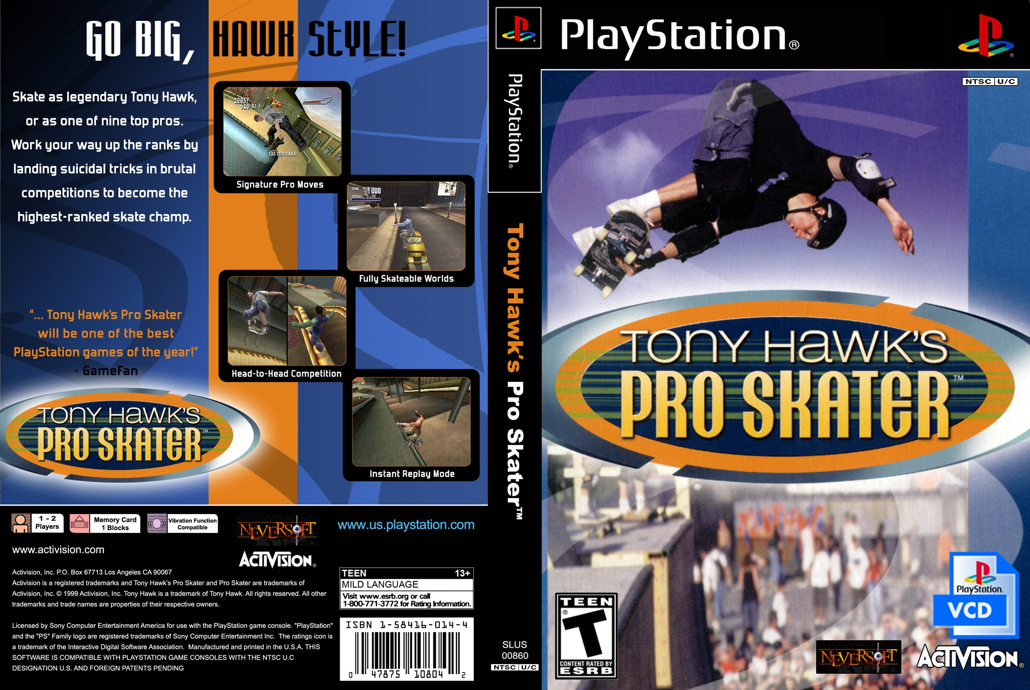Meu PS2 Nostalgia: Tony Hawk's Pro Skater 3 VCD PS1 POPS Opl PS2