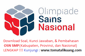 Download Soal Pembahasan Osk Osp Osn Matematika Smp 2018