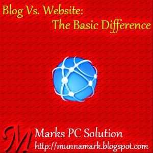 Basic Difference between Blog and Website