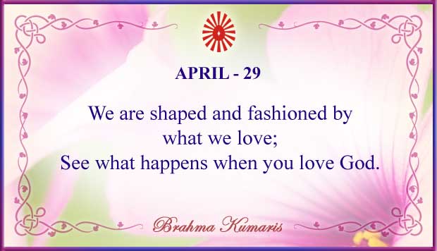 Thought For The Day April 29