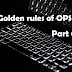 10 Golden Rules for OPSEC 
