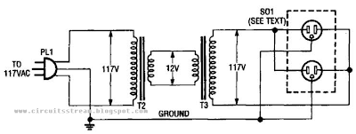 Inexpensive Isolation Transformer Circuit Diagram