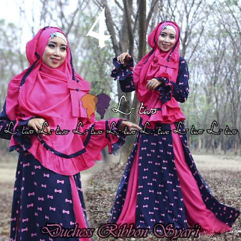 RUMAH HIJAB SAVANA: DUCHESS RIBBON SYAR'I BY L TWO