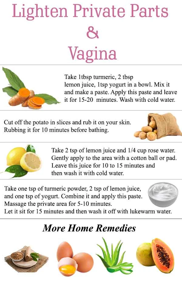 How To Lighten Private Parts Home Remedies