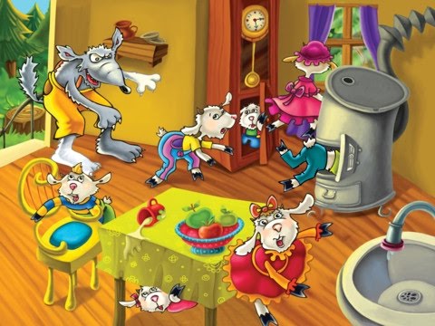 The wolf and the seven young kids (Chó sói và bảy chú dê con)