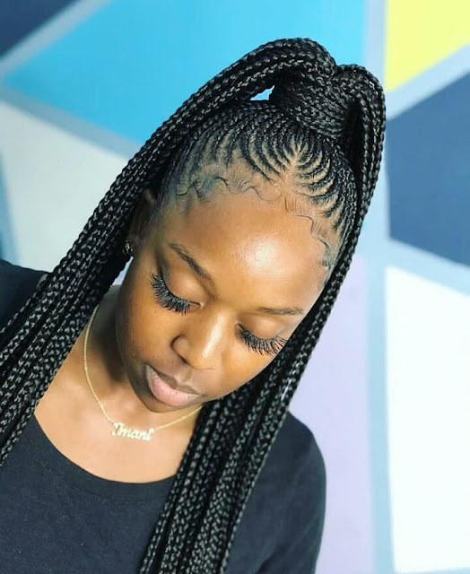 braided hairstyles 2018, braided hairstyles for black girls, black braided hairstyles, african hair braiding styles pictures 2019, braid hairstyles with weave, braid styles 2019, braids hairstyles 2018 pictures, female cornrow styles, latest 2018 braids