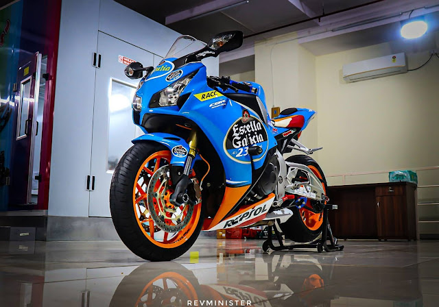 Only One in India Honda CBR 1000 RR Estrella Galicia Replica