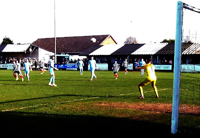 Brigg Town Football Club in action against Parkgate on March 26, 2022