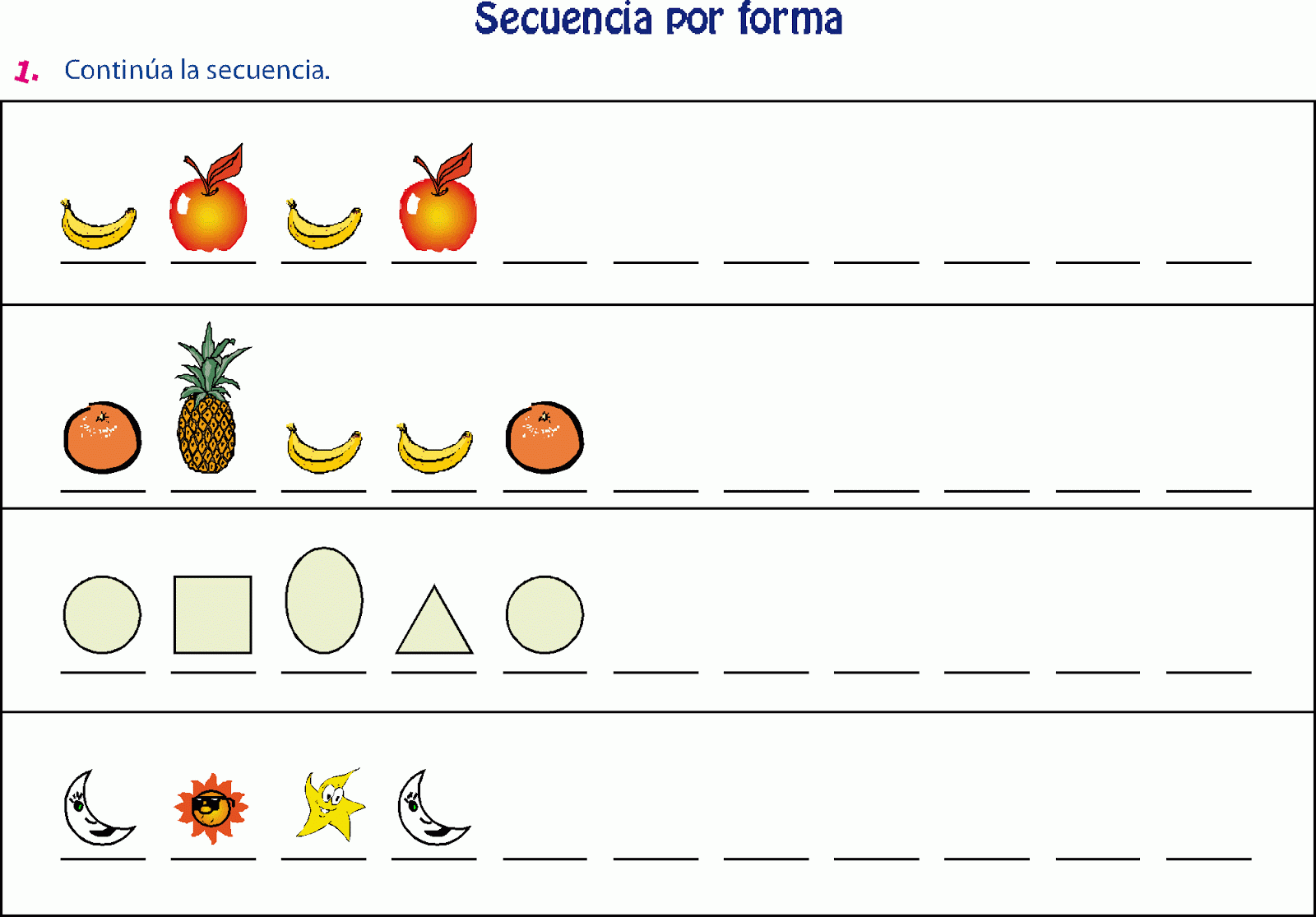Resultado de imagen de video de patrones matematicos para los pre-escolar