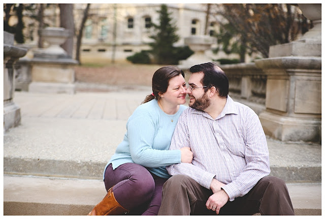 engagement session at St. Mary-of-the-Woods College