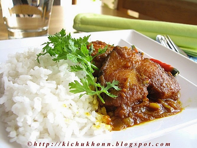 rohu fish with garam masala