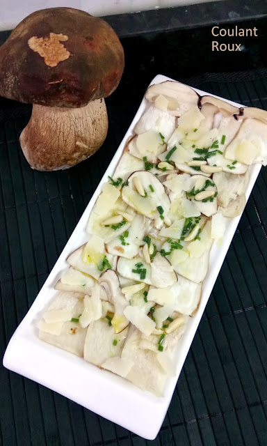Carpaccio de ceps