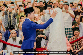 Muzammil Hasballah menikah di bulan syawal