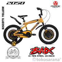Sepeda BMX Anak Pacific 2058 Ban Gede 18 Inch x 2.40 Inch 5-8 Tahun Hi-Ten Steel V-Brake Kids Bike Premium Quality