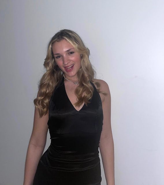 Emily Tressa – Most Beautiful Transgender Women in a Black Slip Dress