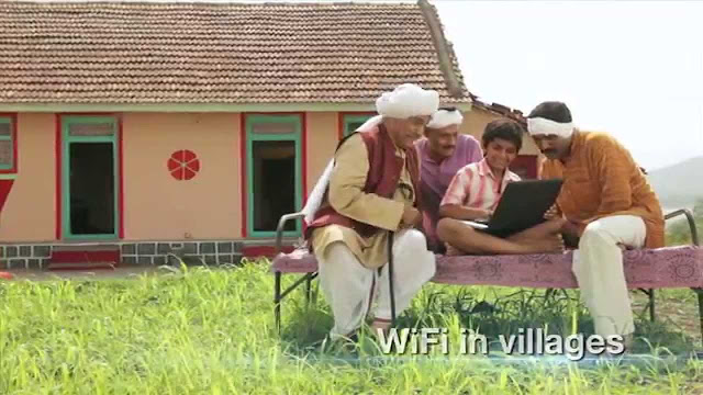free wi-fi in village digital India campaign, Get free wi fi through digital india