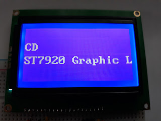 Text output on ST7920 LCD