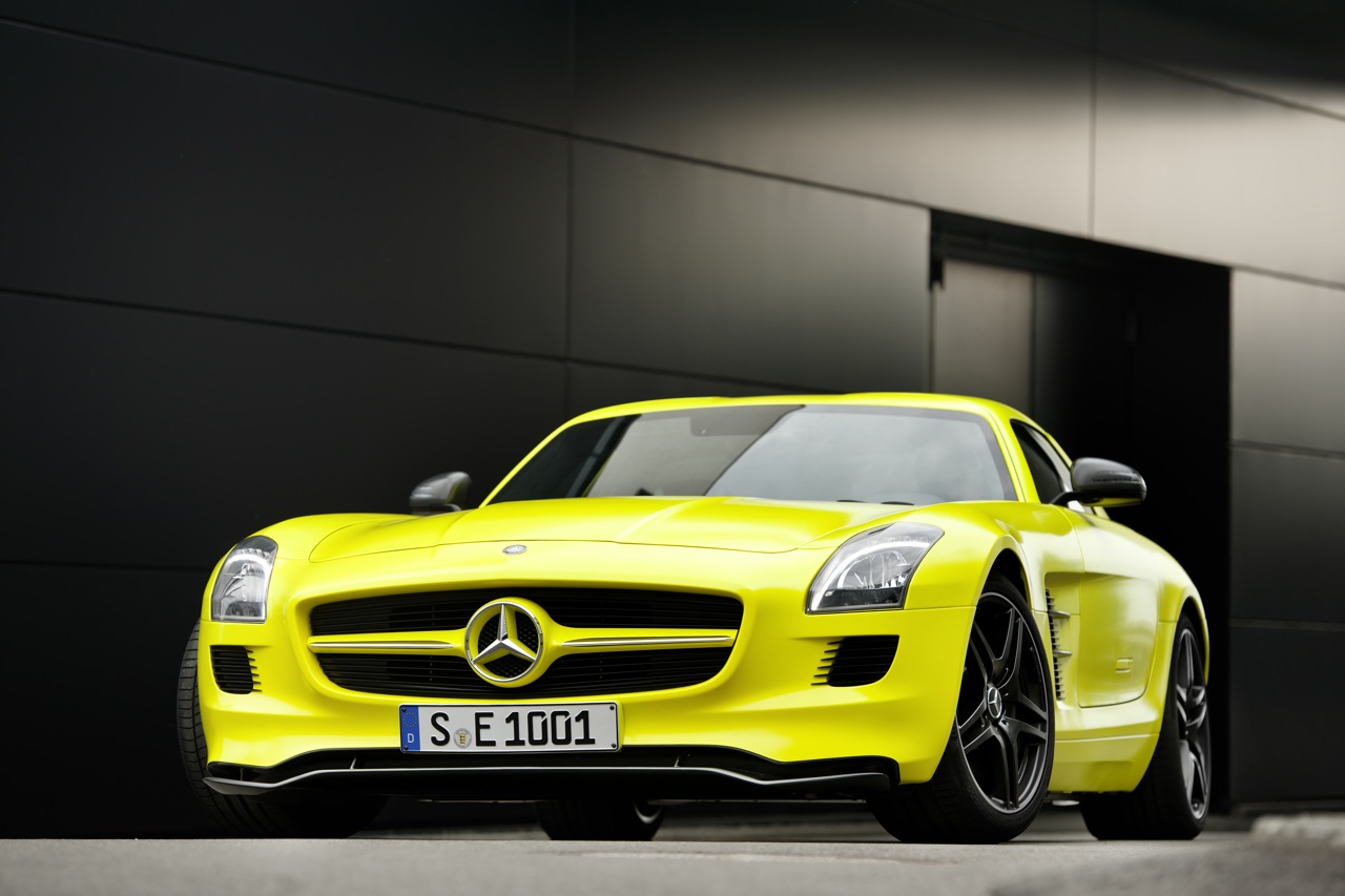 Car Reviews MercedesBenz SLS ECell Electric Supercar  carmadness 