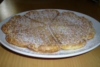 Brüsseler Waffel mit Puderzucker
