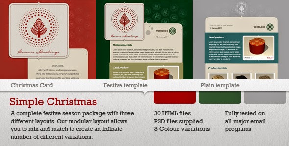 Christmas email templates