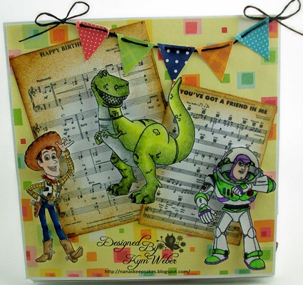 Triple Easel Birthday Card