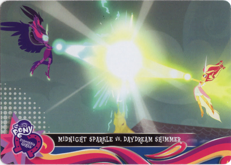 MLP Midnight Sparkle Vs. Daydream Shimmer Trading Cards 