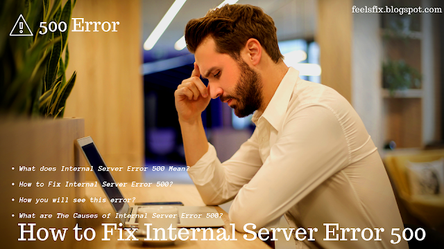 How to Fix Internal Server Error 500?, What does Internal Server Error 500 Mean?, What are The Causes of Internal Server Error 500?, How you will see Internal Server Error 500?