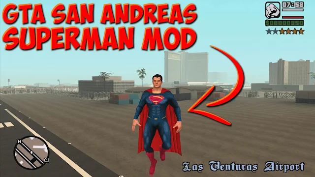 gta san andreas superman mod