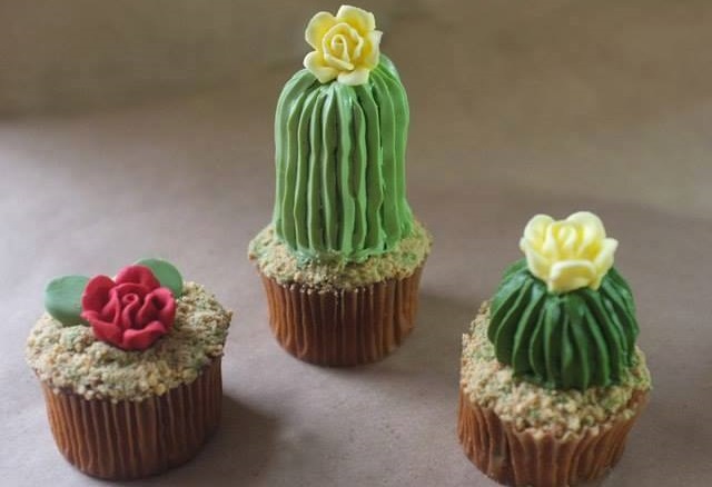 Cakes, DIY House Plant Cupcakes!