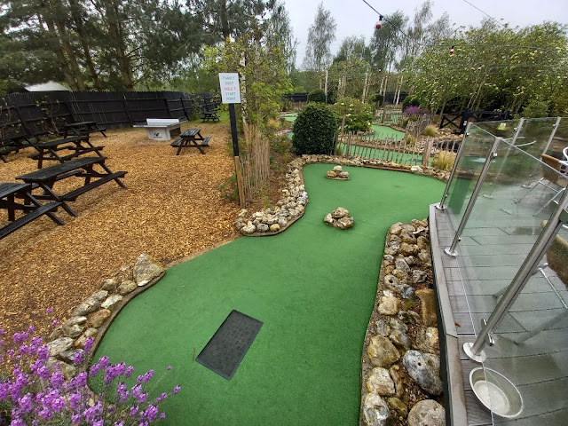 Mini-Golf course at Clippesby Hall in Clippesby, Great Yarmouth, Norfolk