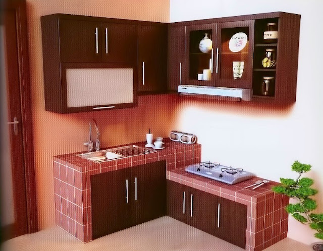 Model Kitchen Set Minimalis Dapur Sempit