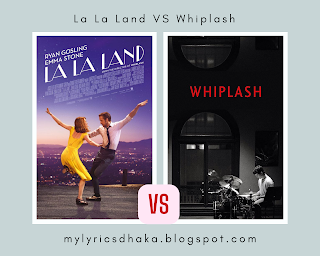 A look at the differences between La La Land and Whiplash films, one focusing on romance and music, the other on intense drumming and ambition.
