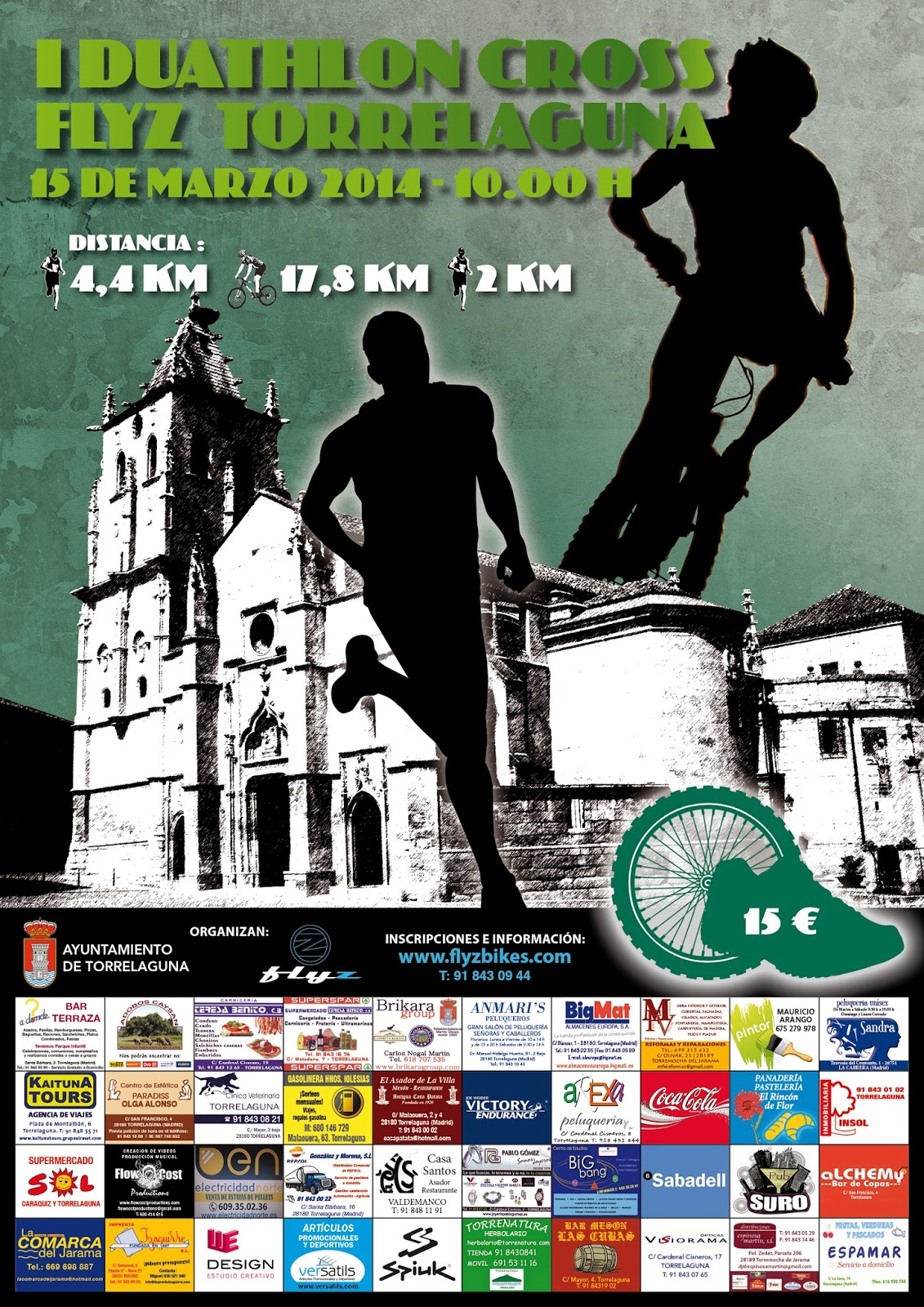 Llega a la sierra madrileña el I Duathlon Cross Flyz Torrelaguna