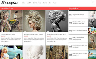 Sorazine Responsive Blogger Template