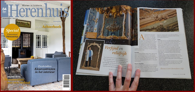 Herenhuis Magazine | Woontijdschrift interieur | Patrick Damiaens houtsnijder | Rococo spiegellijst