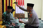 Kapolres Aceh Barat Peusijuk Komandan Kodim Yang Baru