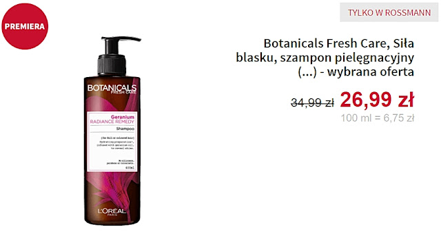 Botanicals Fresh Care - Szampon do włosów