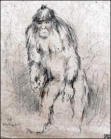 best bigfoot drawings