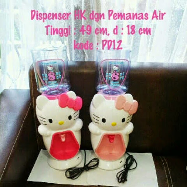 Dispenser Pemanas Hello Kitty Murah Grosir Ecer Pink dan Fanta